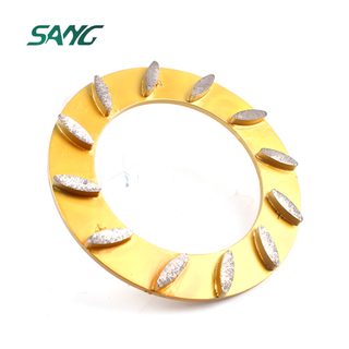 9.5inch klindex diamond grinding disc ring wheel grinding plate 3 plug untuk memoles lantai beton